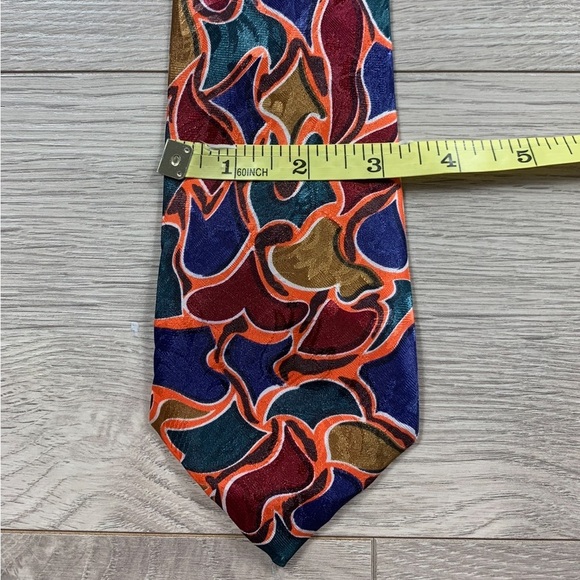 Dino Cellian Vintage Pattern Tie - Picture 4 of 5